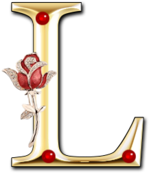 Alphabets, Free Alphabet, Rose Alphabet, A-z, Clipart, - Champagne Stemware (540x380)