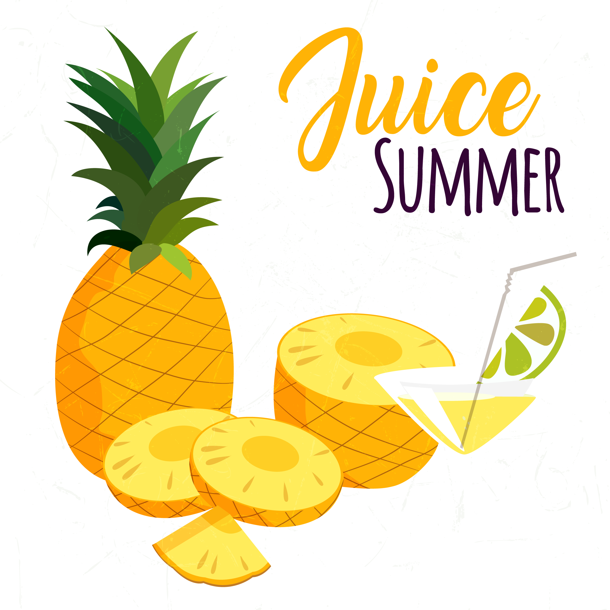 Pineapple Juice Cocktail Fruit - Midsummer Night's Dream [book] (2480x2480)