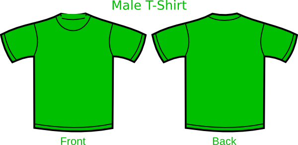 Green T Shirt Clip Art At Clkercom Vector Online Royalty - Green T Shirt Plain (600x291)