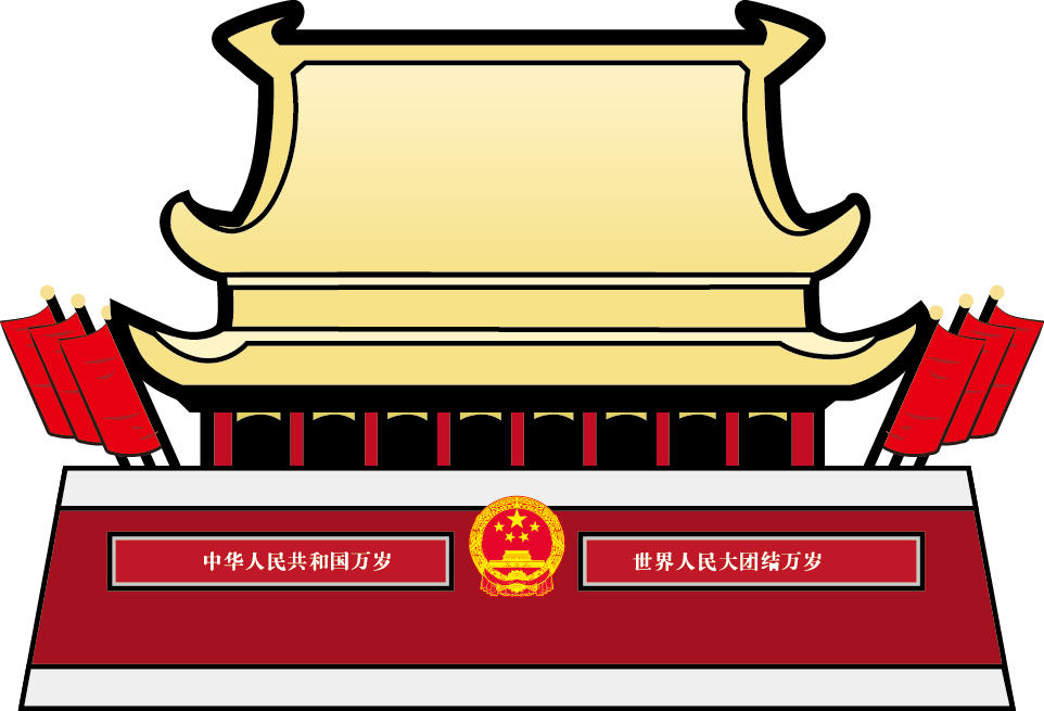 Tiananmen Square Forbidden City Clip Art - Tiananmen Square Forbidden City Clip Art (962x655)