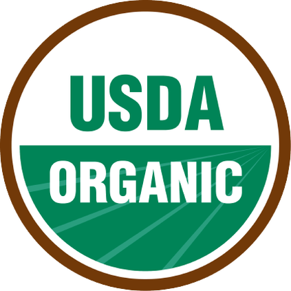 Purple Certified Organic Sanding Sugar - Usda Organic Logo Png (423x423)