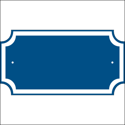 Address Plaque With Cut Corners - Alpha Phi Omega Wallpaper Iphone (400x400)