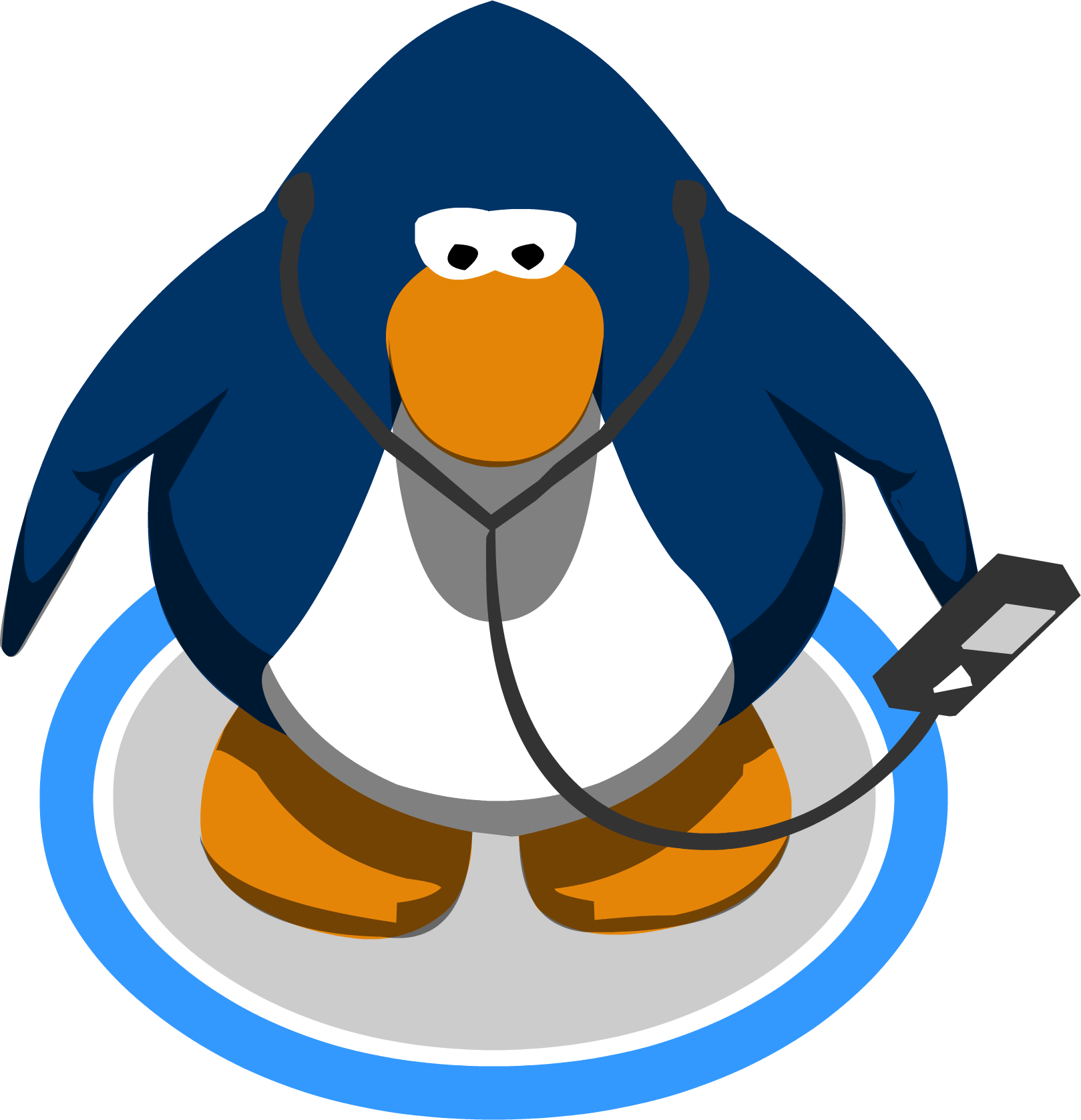 Mp3000 Bling Edition In-game - Club Penguin 3d Penguin (1619x1677)
