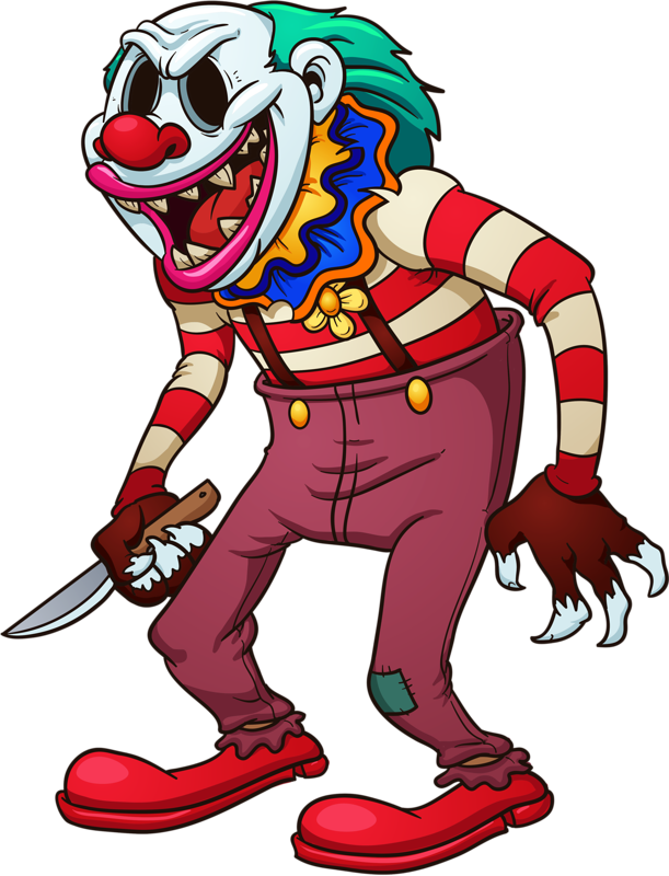 Фото, Автор Soloveika На Яндекс - Clipart Scary Clown (611x800)