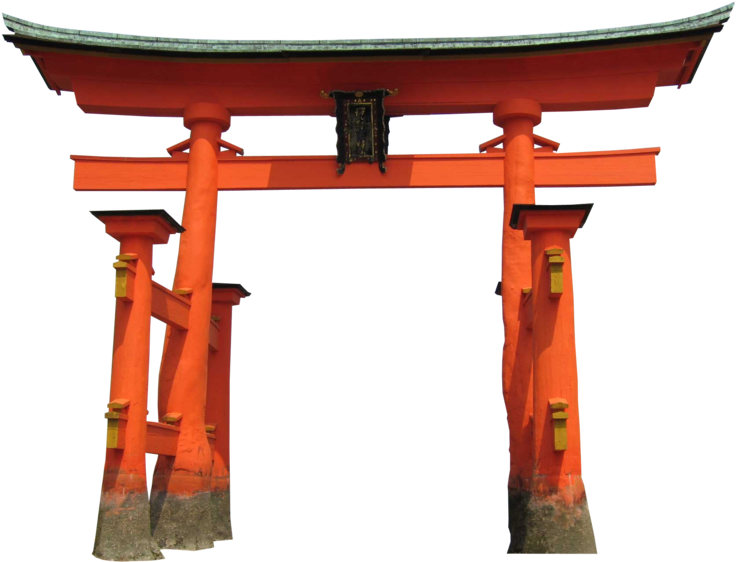 Clipart Torii Gate Png File Torii Gate Png Image - Itsukushima Shrine (900x675)