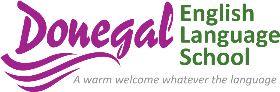 Donegal English Language School Logo Design - English Route (practice Book) - 7: Educational Book (1024x443)