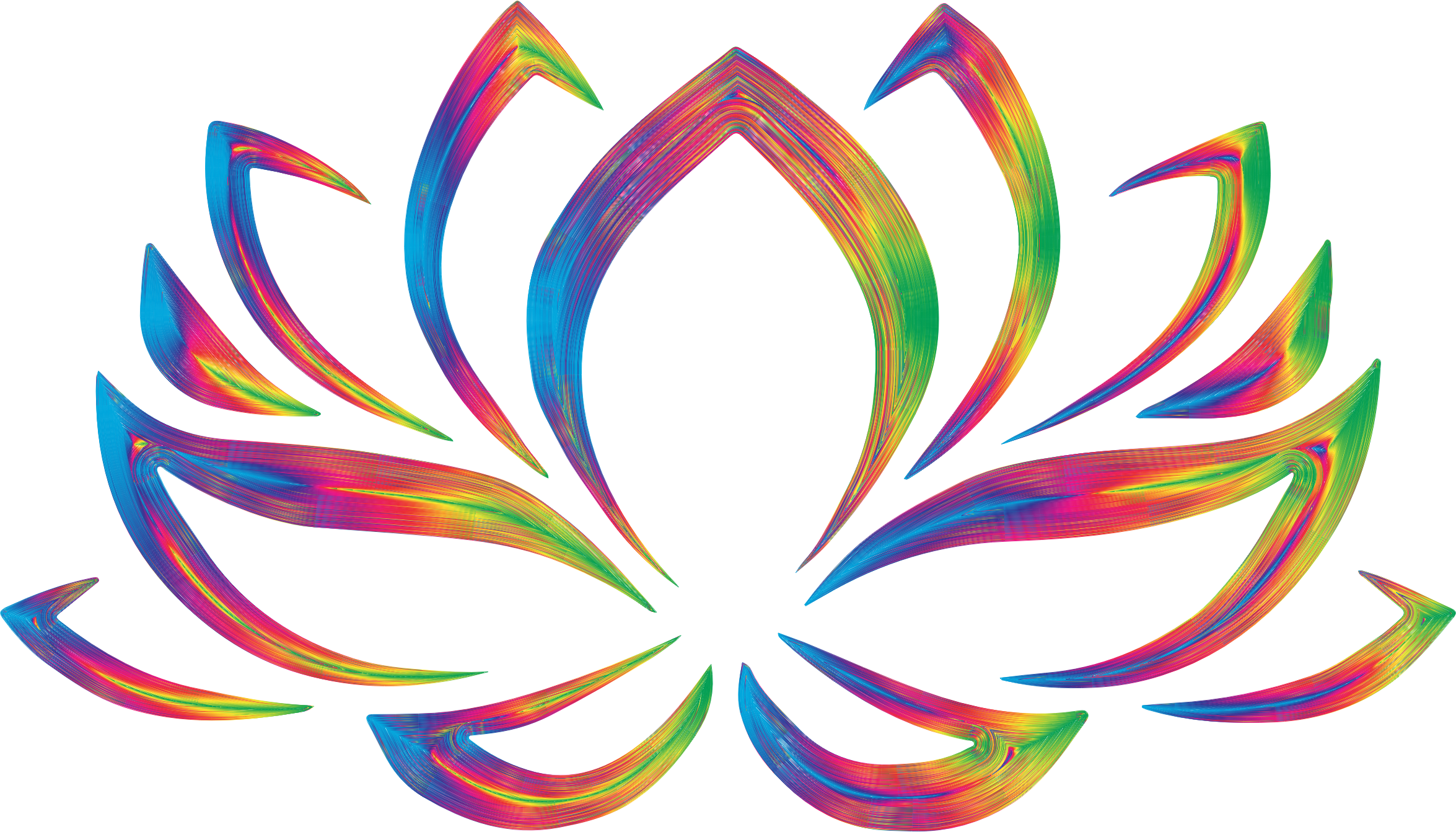 Lotus Flower No Background - Graphic Design No Background (2350x1342)
