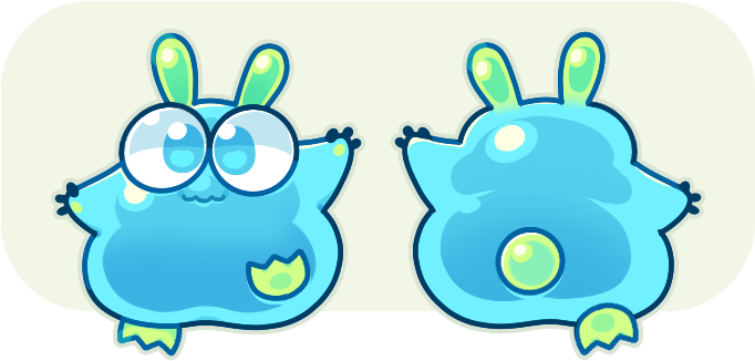 A Jellybean By Blushbun - Cartoon (800x694)