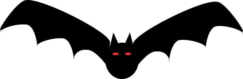 Similar Clip Art - Bat Clip Art (1041x340)