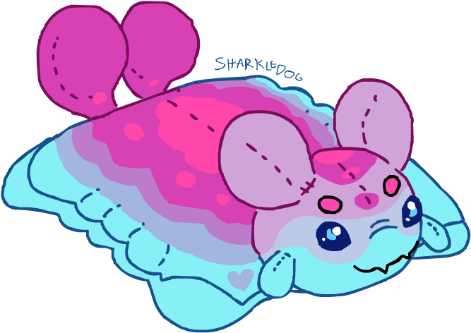Pillowpet Jellybean Paca By Sharkledog - Cartoon (800x551)
