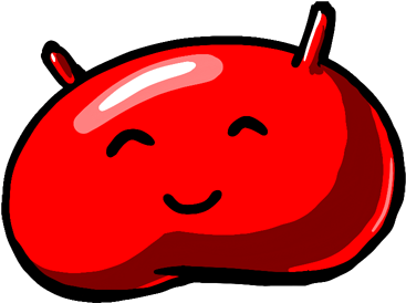 Android Jelly Bean Easter Egg Animation - Transparent Jelly Bean Android (384x384)