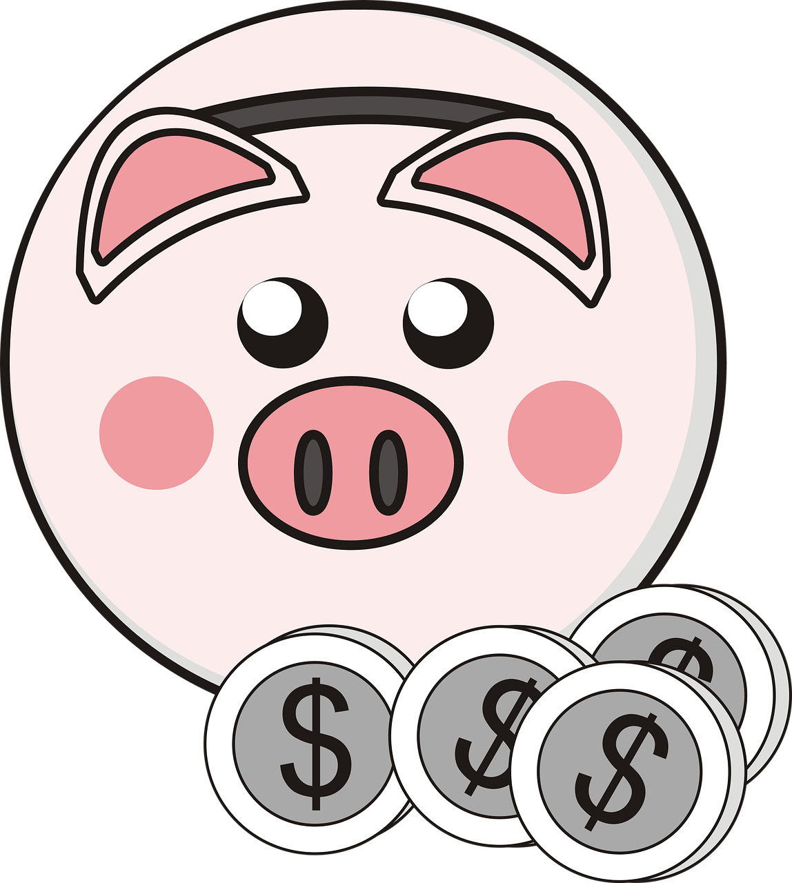 Piggybank - Sales Up (1148x1280)