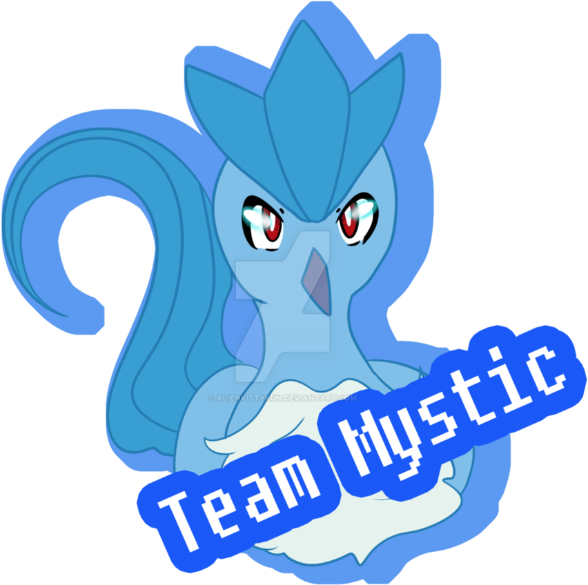 Team Mystic Pokemon Go Badge By Alienkittykun - Pokémon Go (901x887)