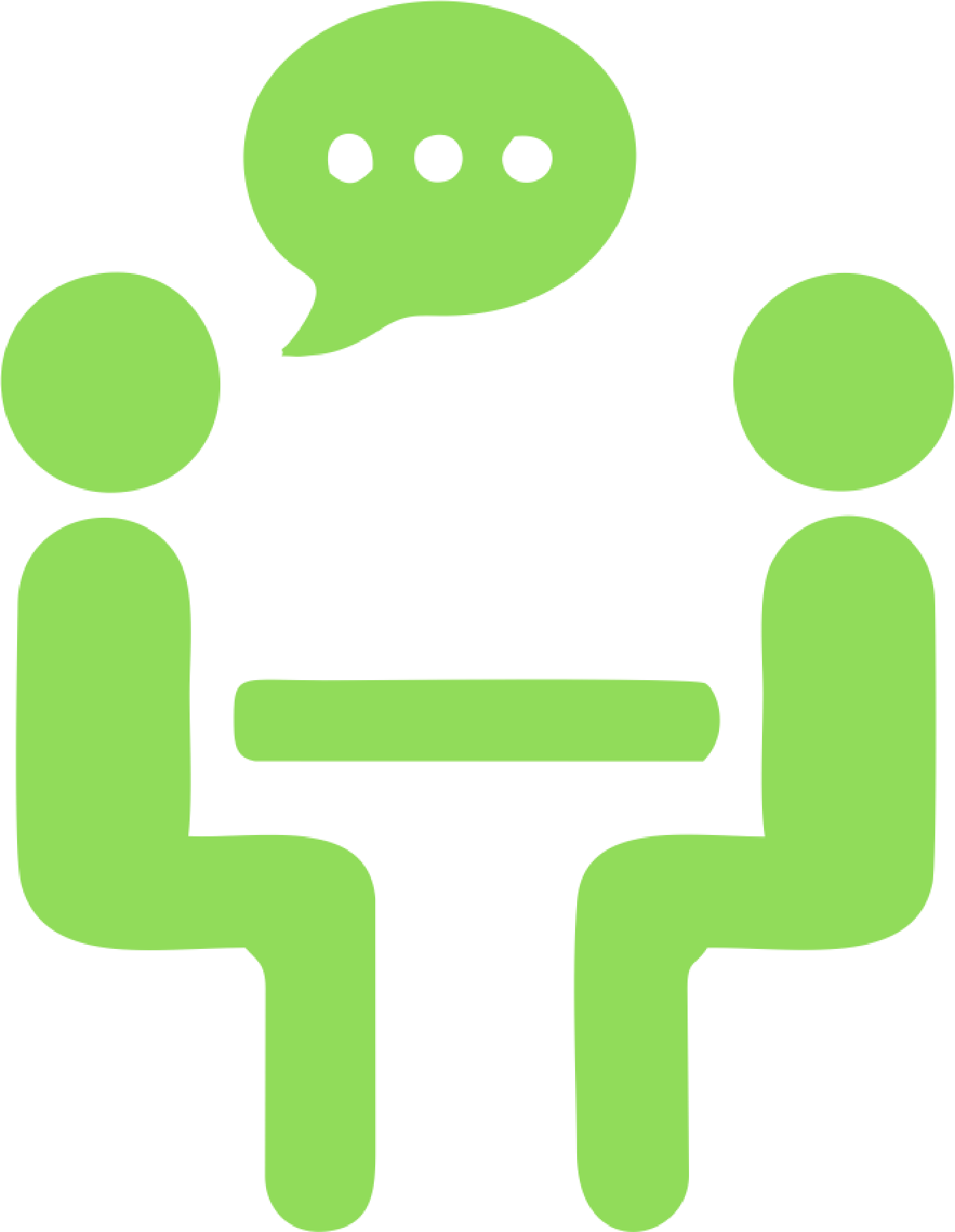 Counselling Services - Face To Face Meeting Icon (1400x1806)