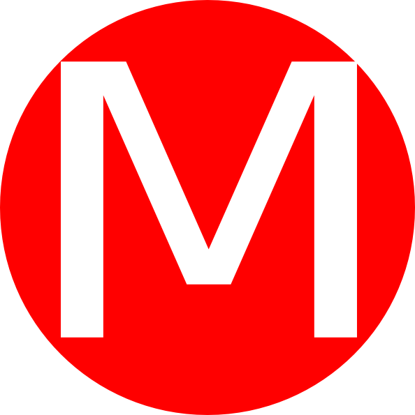 Red Letter M Transparent (594x595)