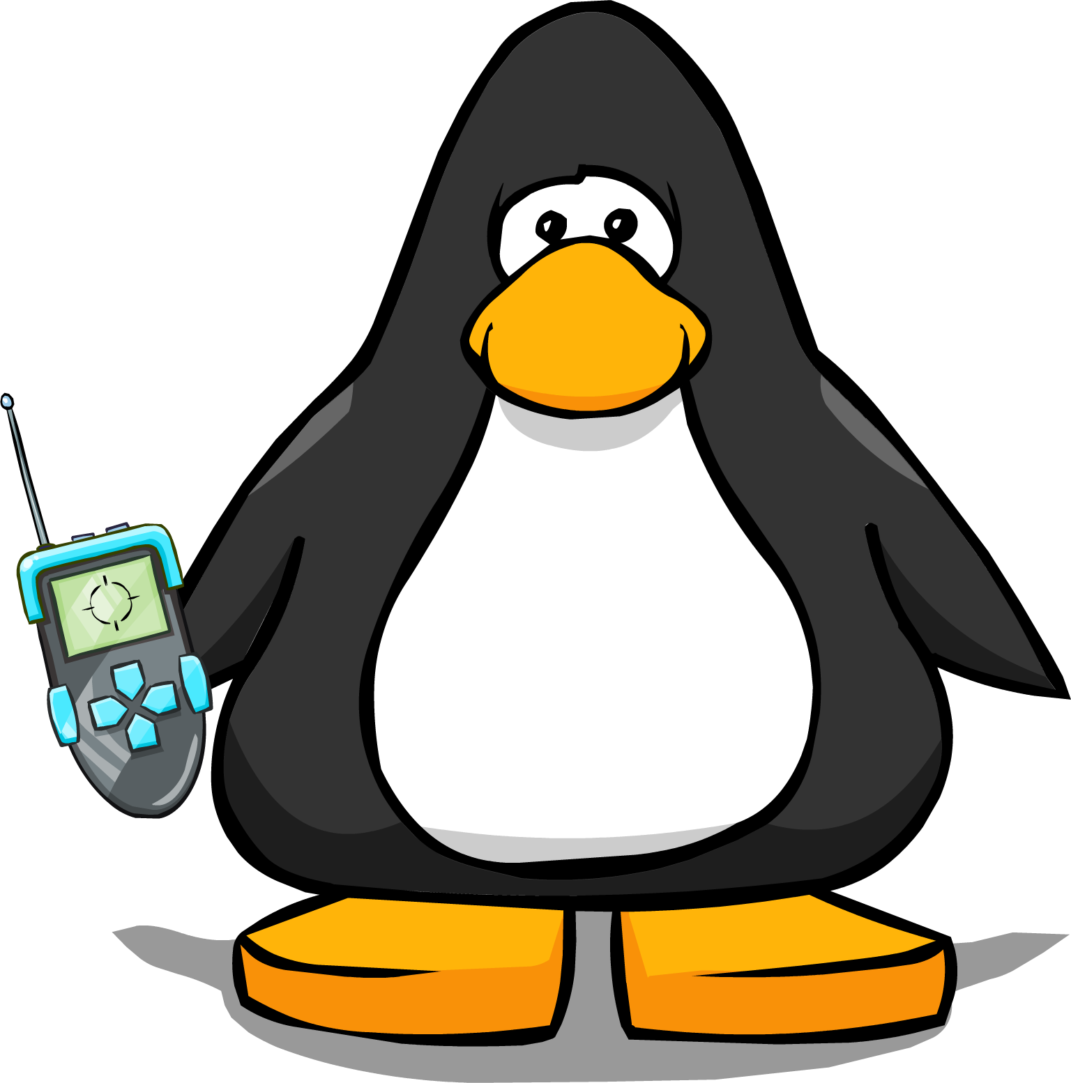 Robot Remote Control On A Player Card - Club Penguin Vuvuzela (1536x1554)