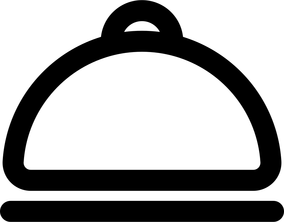 Food Plate With Cover Outlined Tool Comments - Tray (980x768)