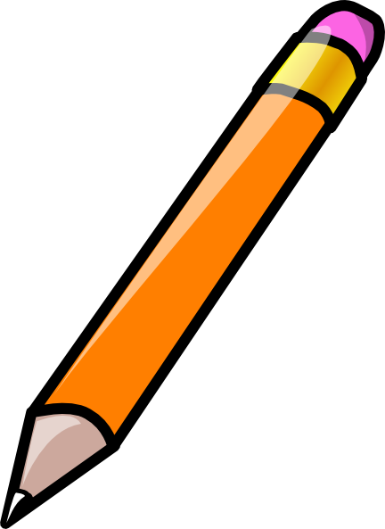 Orange Crayon Clip Art Clipart Panda Free Clipart Images - Orange Pencil Clipart (432x593)