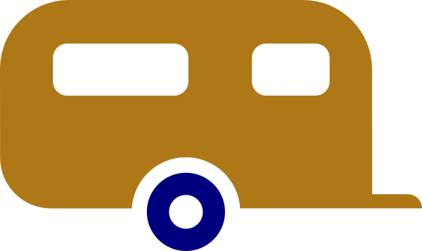 Rv Blue And Gold Clip Art At Clker - Rv Clipart (600x357)