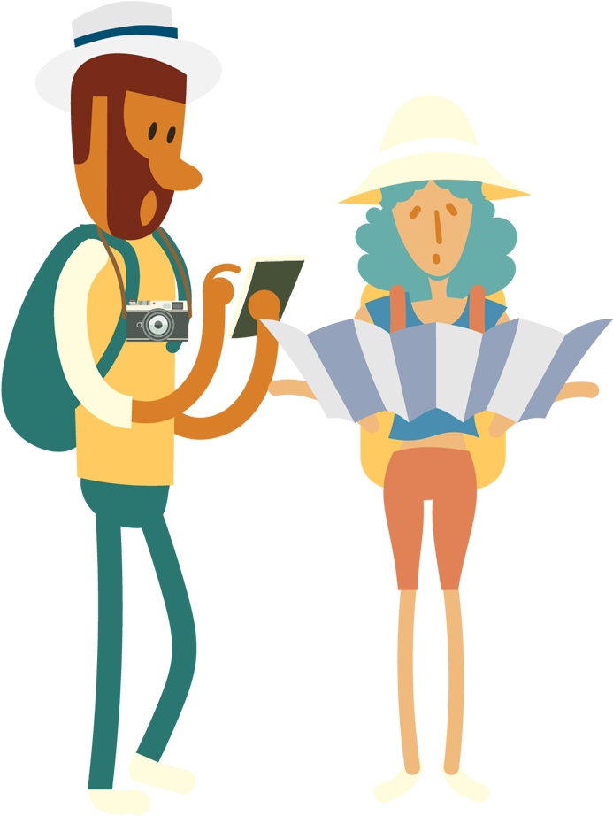 Marmaris Travel Kinnaur District Hotel Clip Art - Traveler Cartoon Png (700x930)