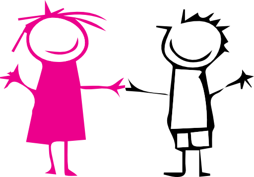 Picture Girl And Boy - Child (512x357)