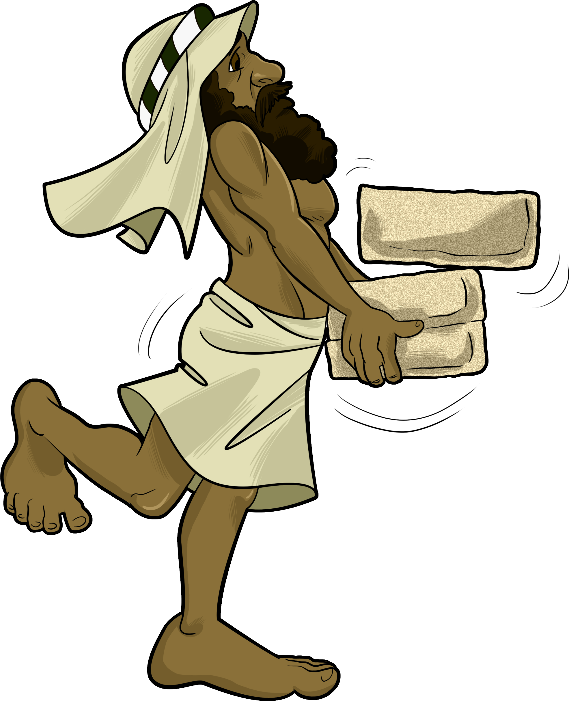 Hebrew Bible Cliparts - Hebrew Slave Cartoons (2550x2550)