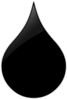 20 Teardrop Shapes Clip Art - Black Drop Of Water (512x512)