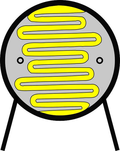 Light Dependant Resistor Ldr Clip Art - Ldr Clipart (512x640)