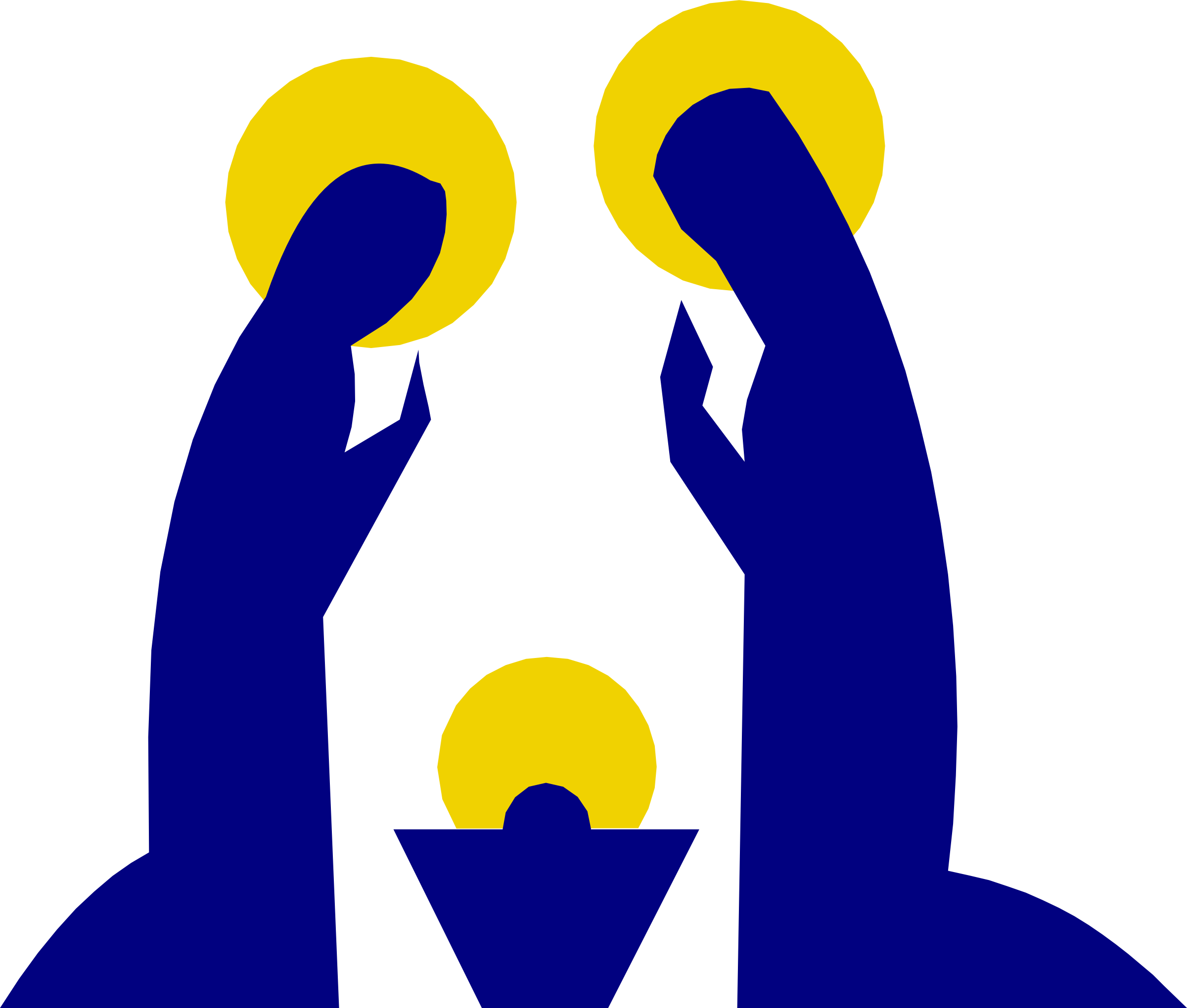 Holy Family - Symbol Of The Holy Family (2400x2039)