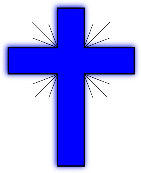 Symbols Of Baptism Cross (486x595)