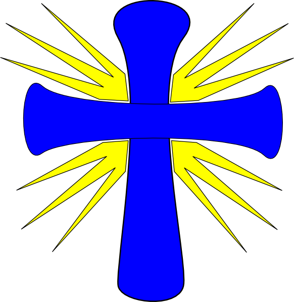 Christian Cross Cartoon Clip Art - Cross Images Download (582x598)