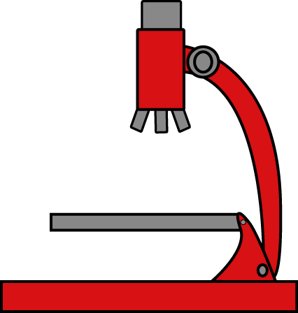 Science Clipart Red - Red Science Clip Art (426x448)