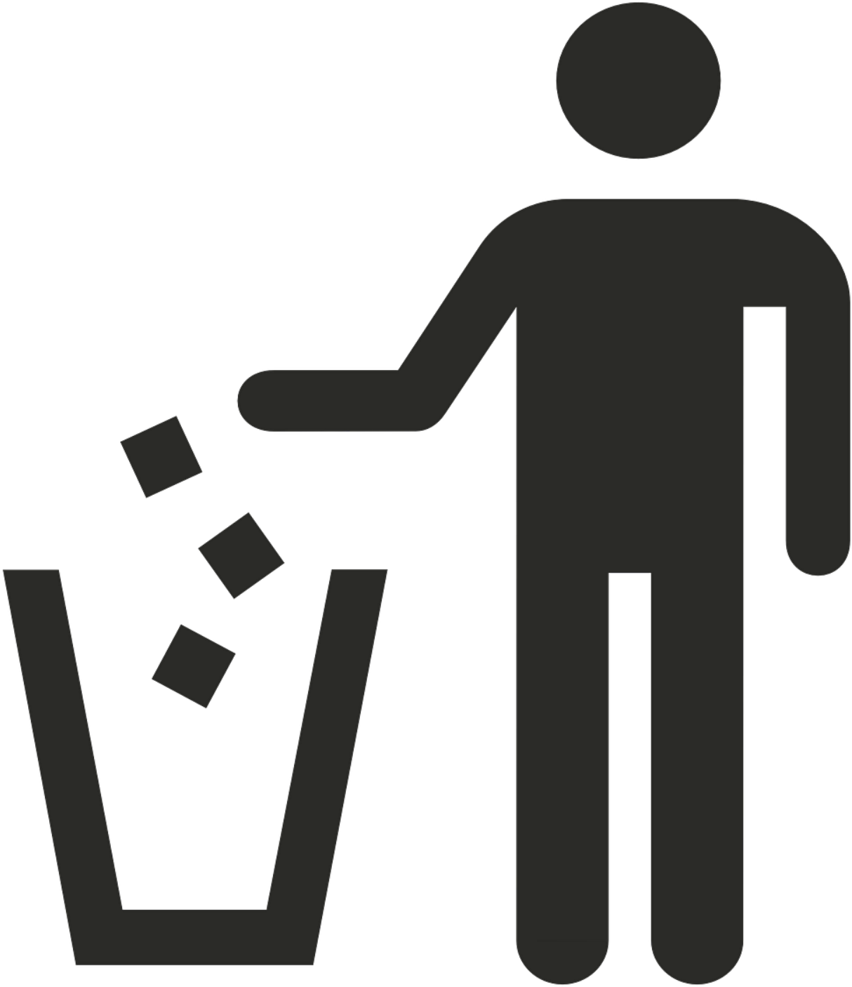 Trash - Trash Can Icon Vector (1600x1600)