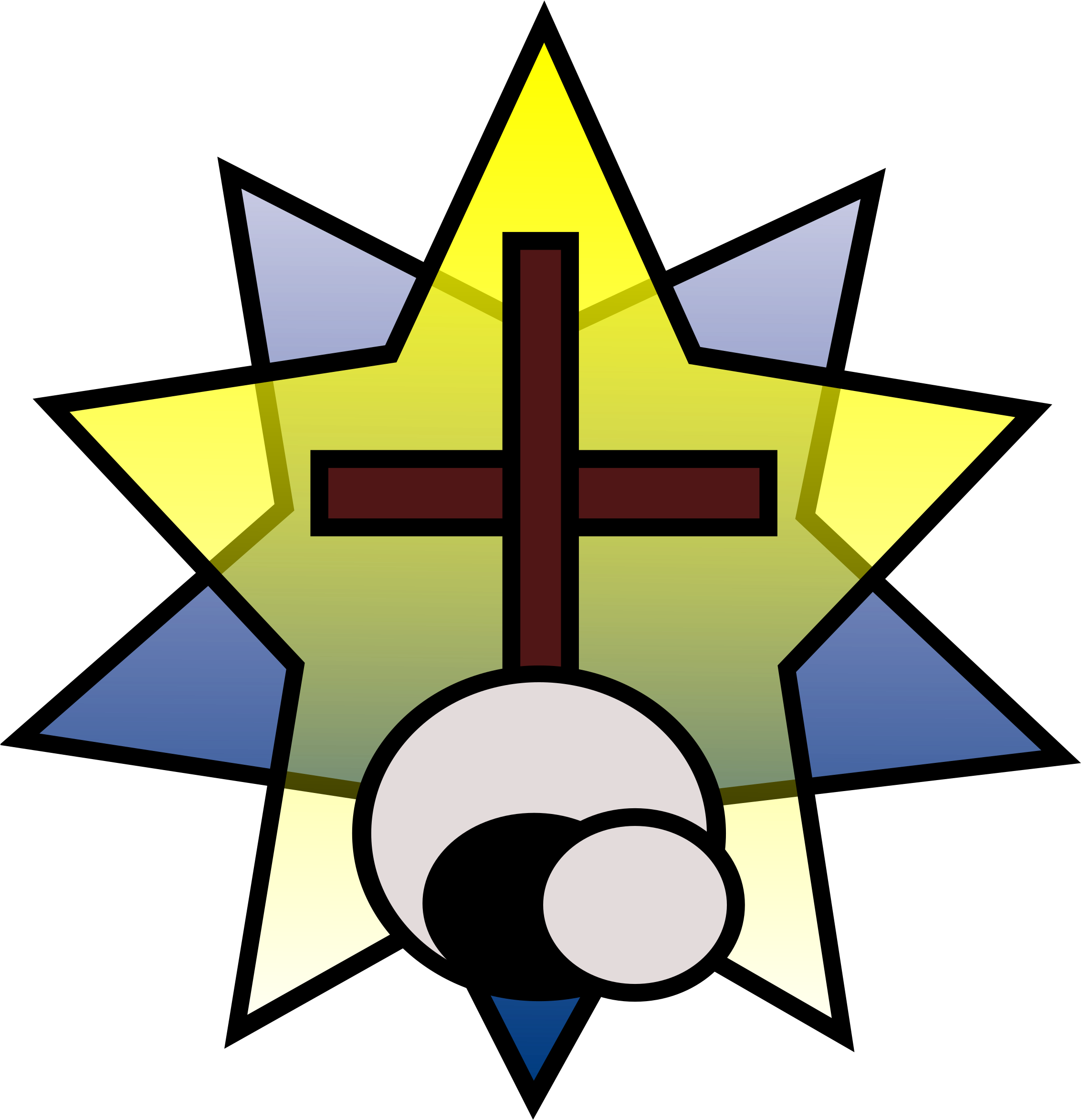 Clipart - Tomb And Cross Clipart (2400x2400)