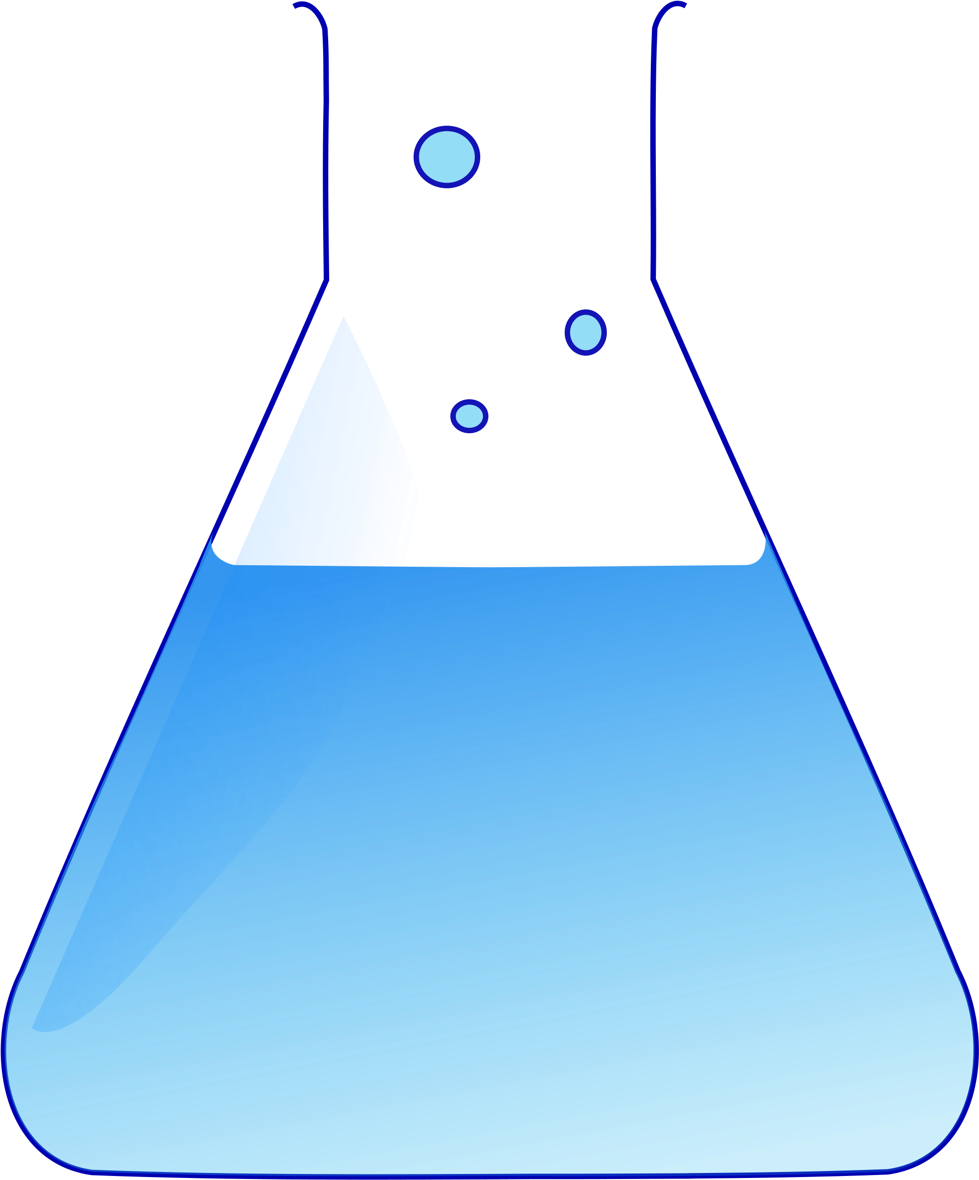 Chemistry Flask Matthew - Acid In Conical Flask (2000x2394)