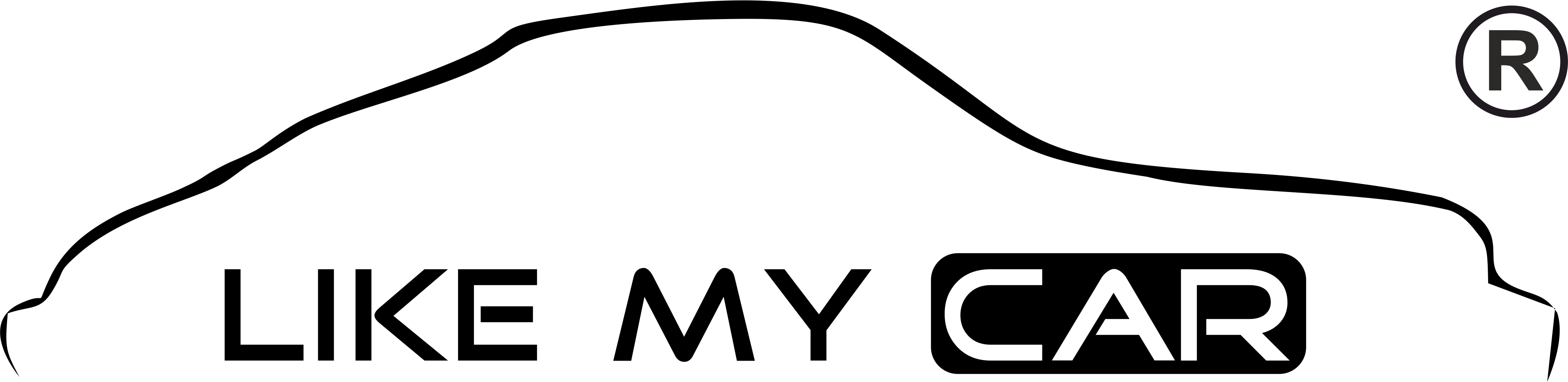 Likemycar - Snake Outline (3947x963)