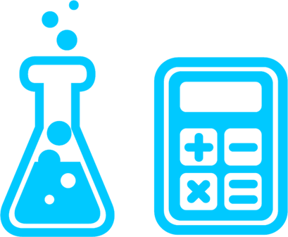 Math And Science Clipart 101 Clip Art - Math And Science Icon (409x337)