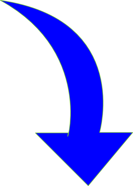 Clip Arts Related To - Curved Arrow Pointing Down (426x595)