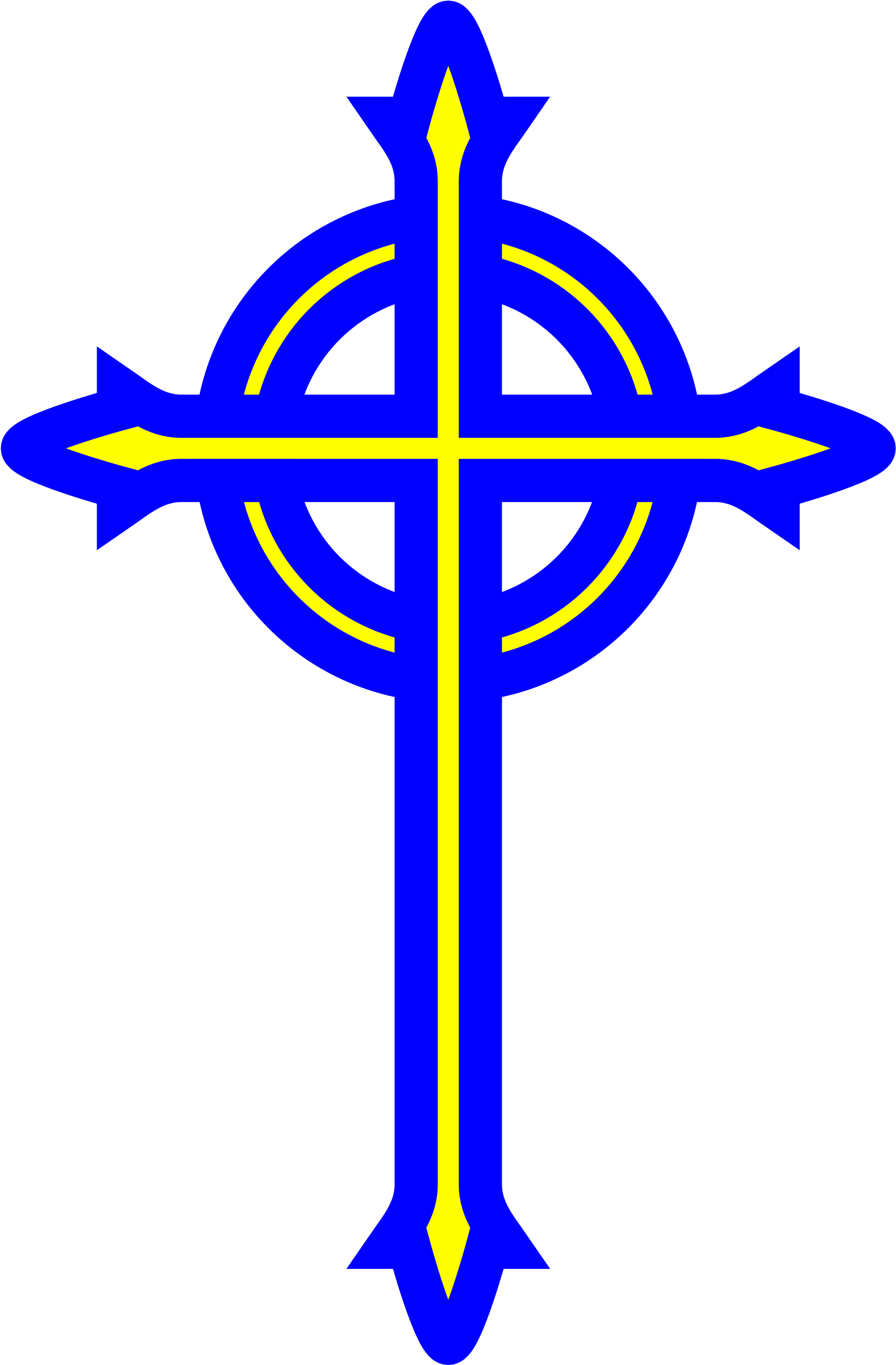Clipart - Presbyterian Cross (2400x2400)