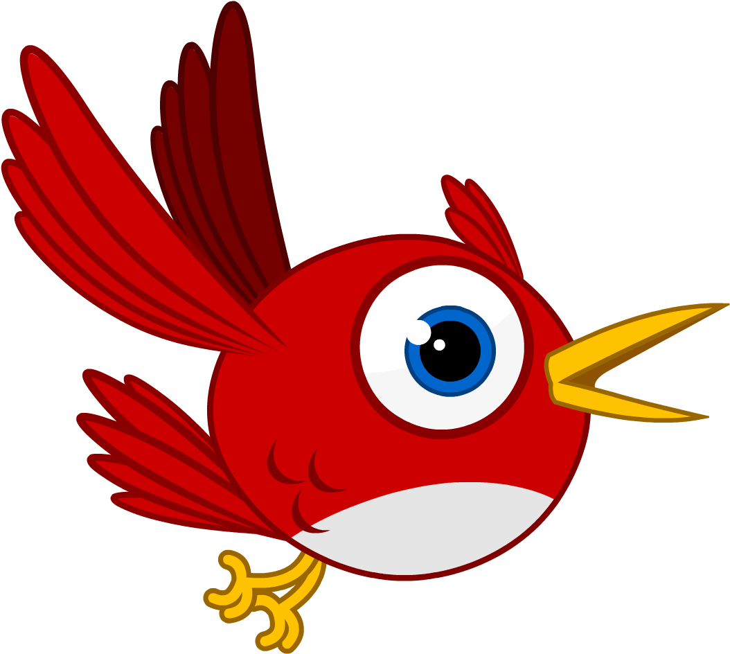 Starling Framework Logo Design Animation - Animation Bird (1161x962)