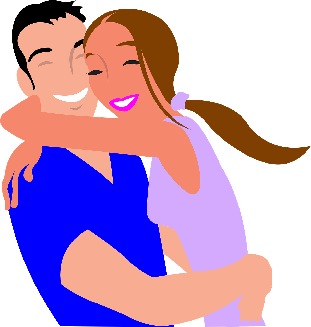 Proper Christian Counseling Sessions Can Help Boost - Happy Couple Clip Art (1218x1280)
