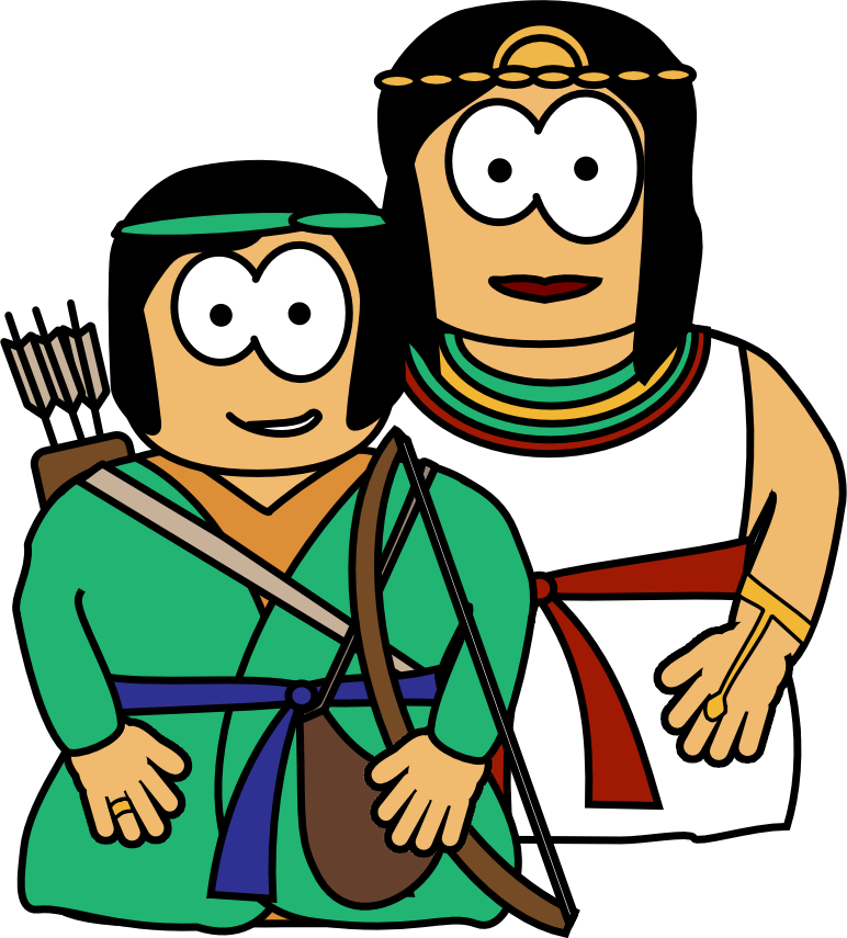 Sunday School Resources - Hagar And Ishmael Clipart (772x855)