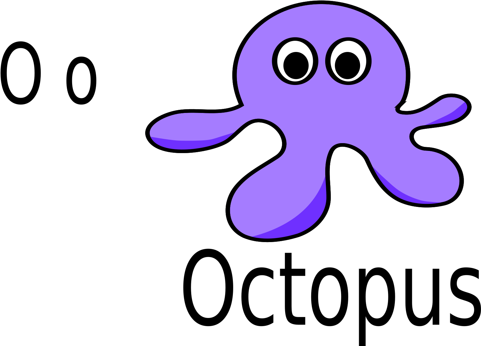 Clip Art O For Octopus Svg - O For Octopus (2400x1111)