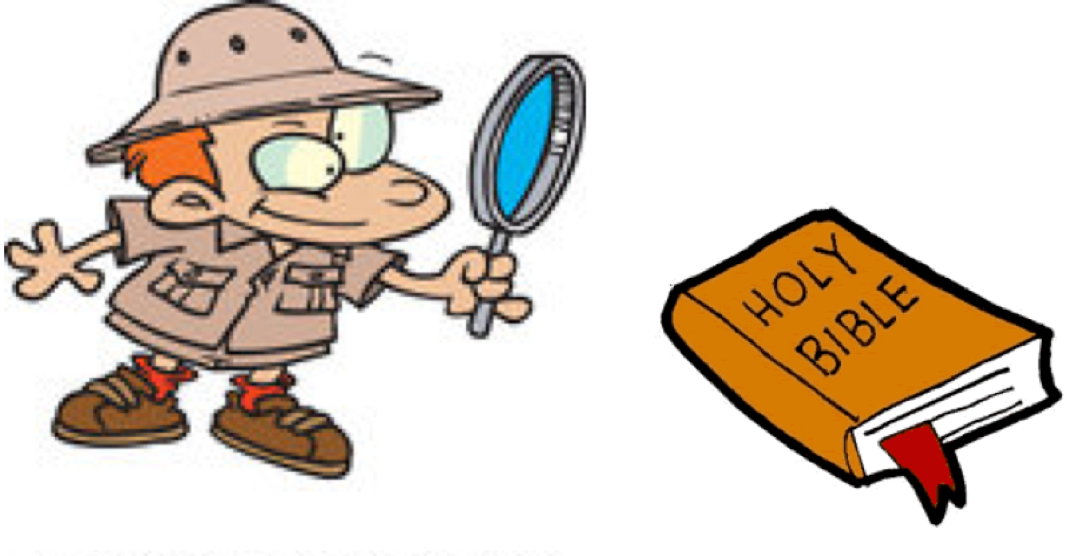 Kids Explore Is Fairmount's Group Of 1st-3rd Graders - Cartoon Image Of A Bible (1544x800)