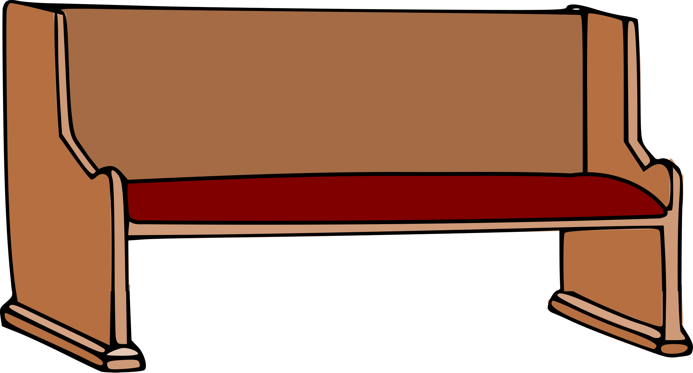 Pew Clipart (2400x1293)