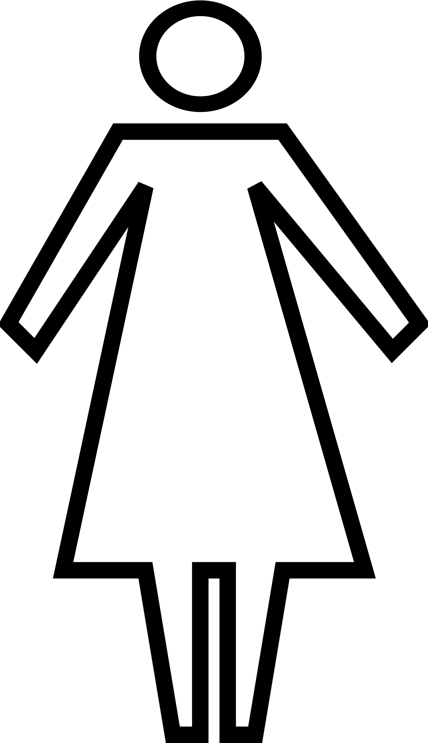 Woman Clip Art Silhouette Free Clipart Images - Woman Clipart (1382x2400)