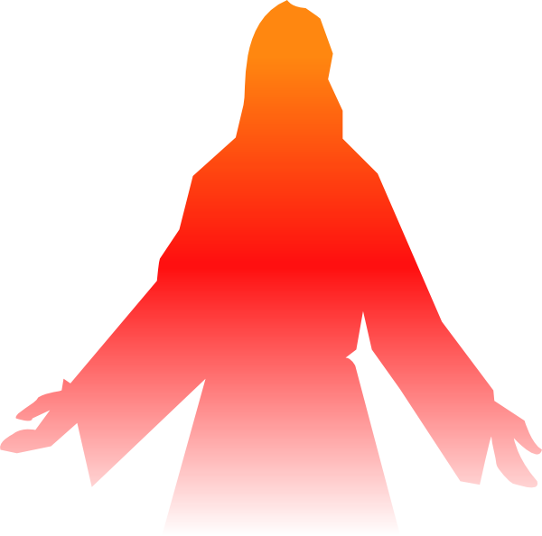 Jesus Christ Clip Art - Jesus Silhouette Clipart (600x594)