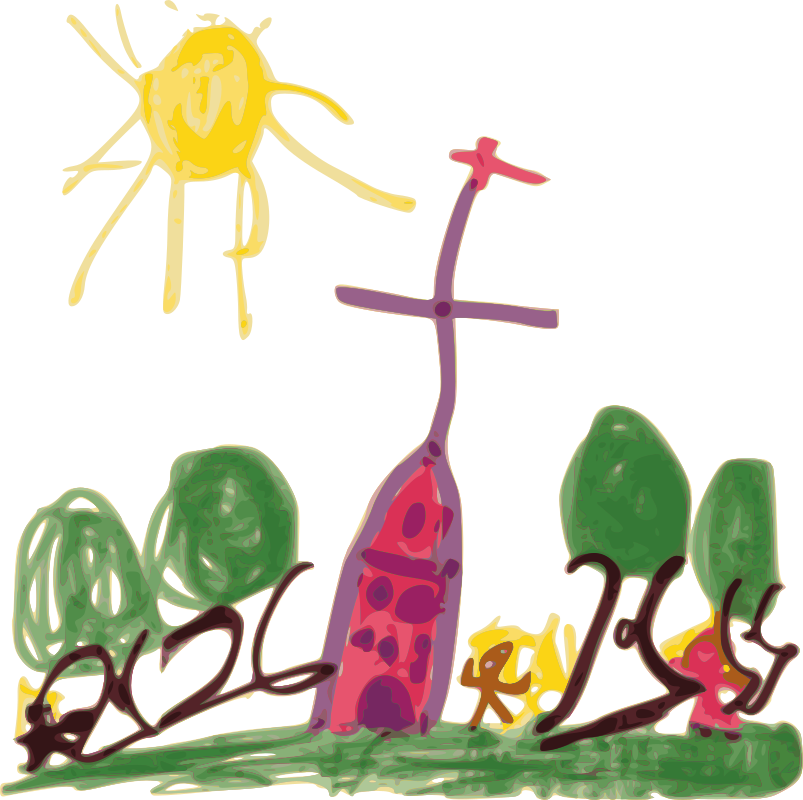 Free Kindergarten Art Church - Clip Art (803x800)