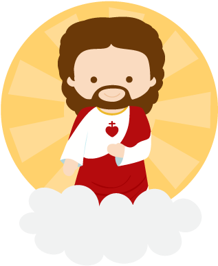Jesus Svg - Primera Comunion Sagrado Corazon De Jesus (400x400)