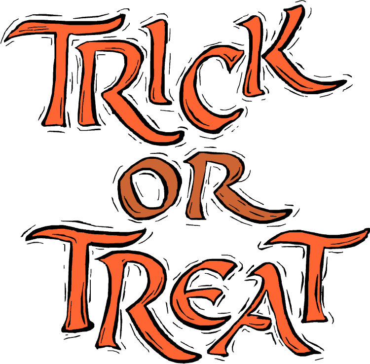 365 Days Of Fun In Marriage - Trick Or Treat Words (750x738)